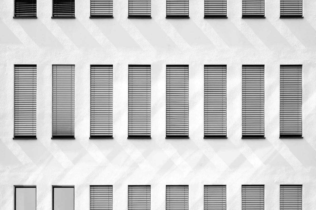 test Windows of a building in Nuremberg, Germany