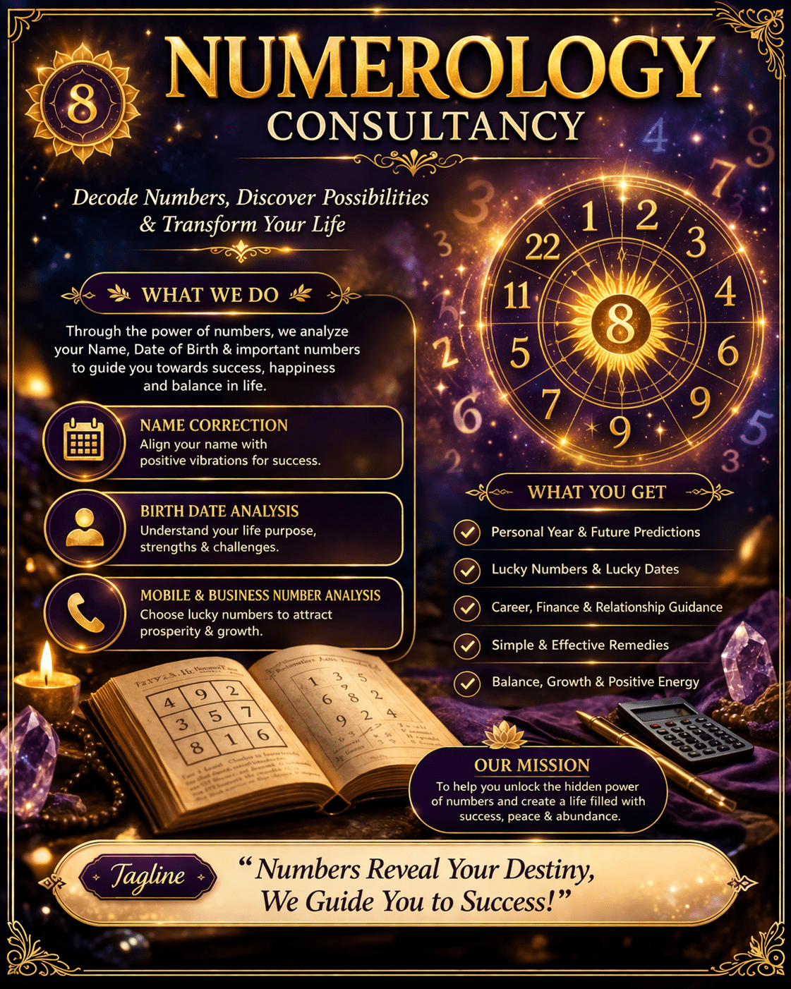 Numerology Consultancy | Number Reveals Your Destiny